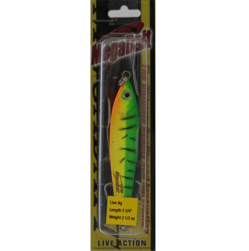 Mega Bait Jig 3.5 Ounce - Fire Tiger